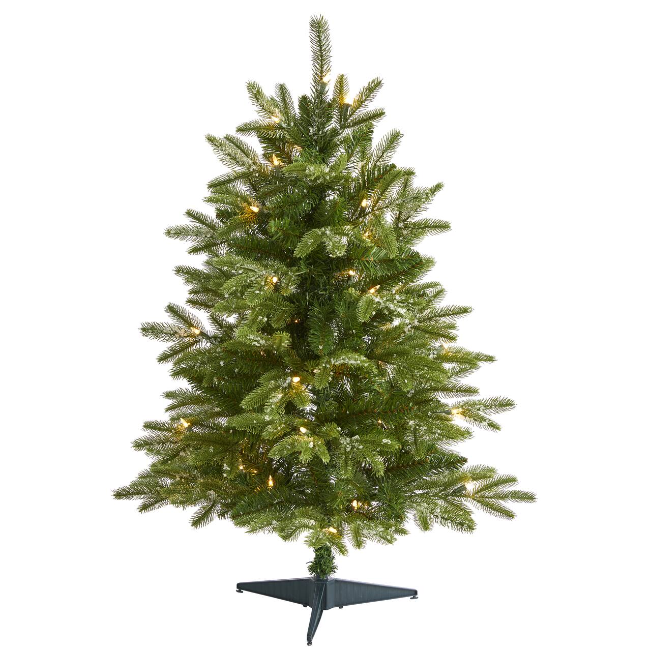 3ft. Pre-Lit Grand Teton Fir Artificial Christmas Tree, Clear LED Lights